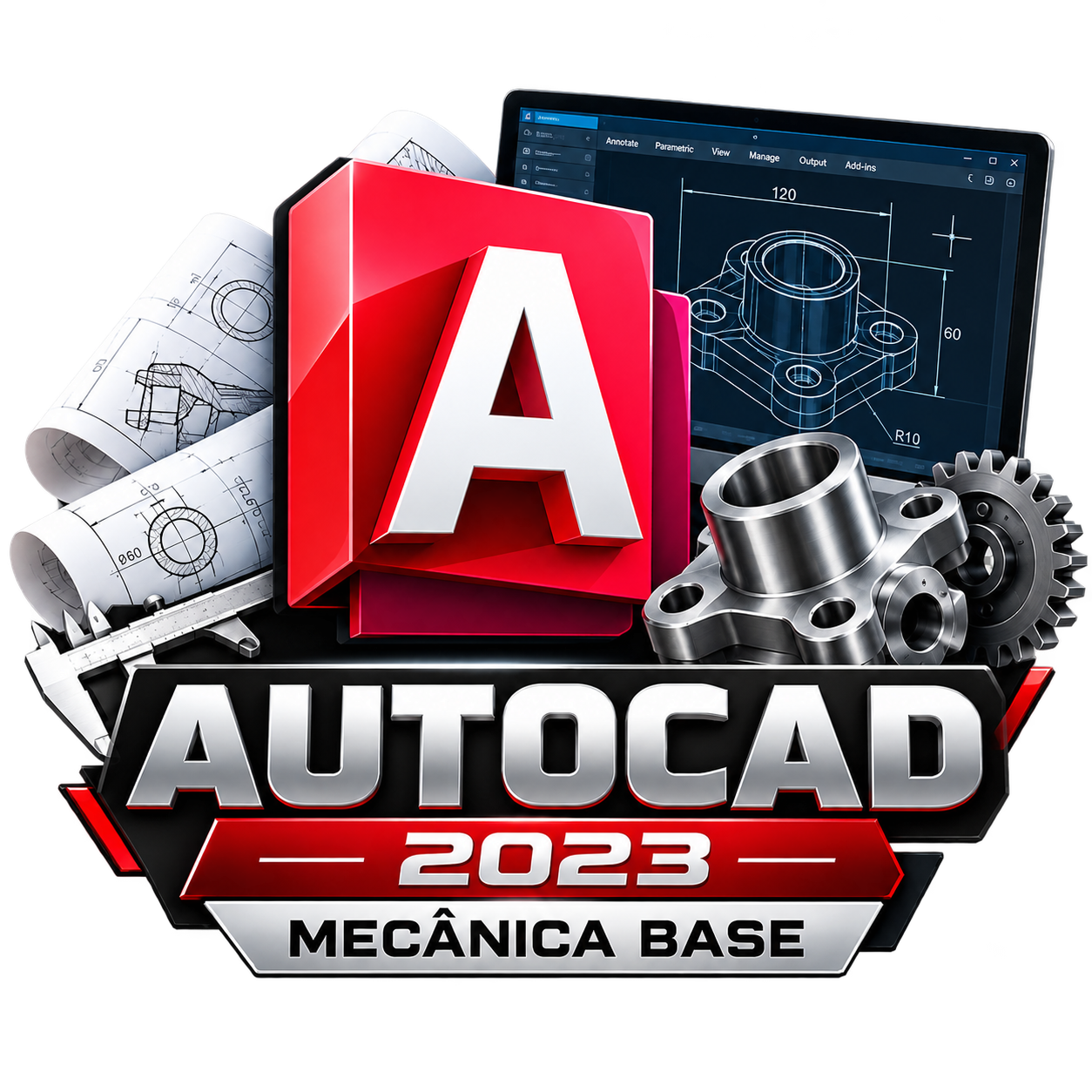 AutoCAD 2023 - Mecânica Base