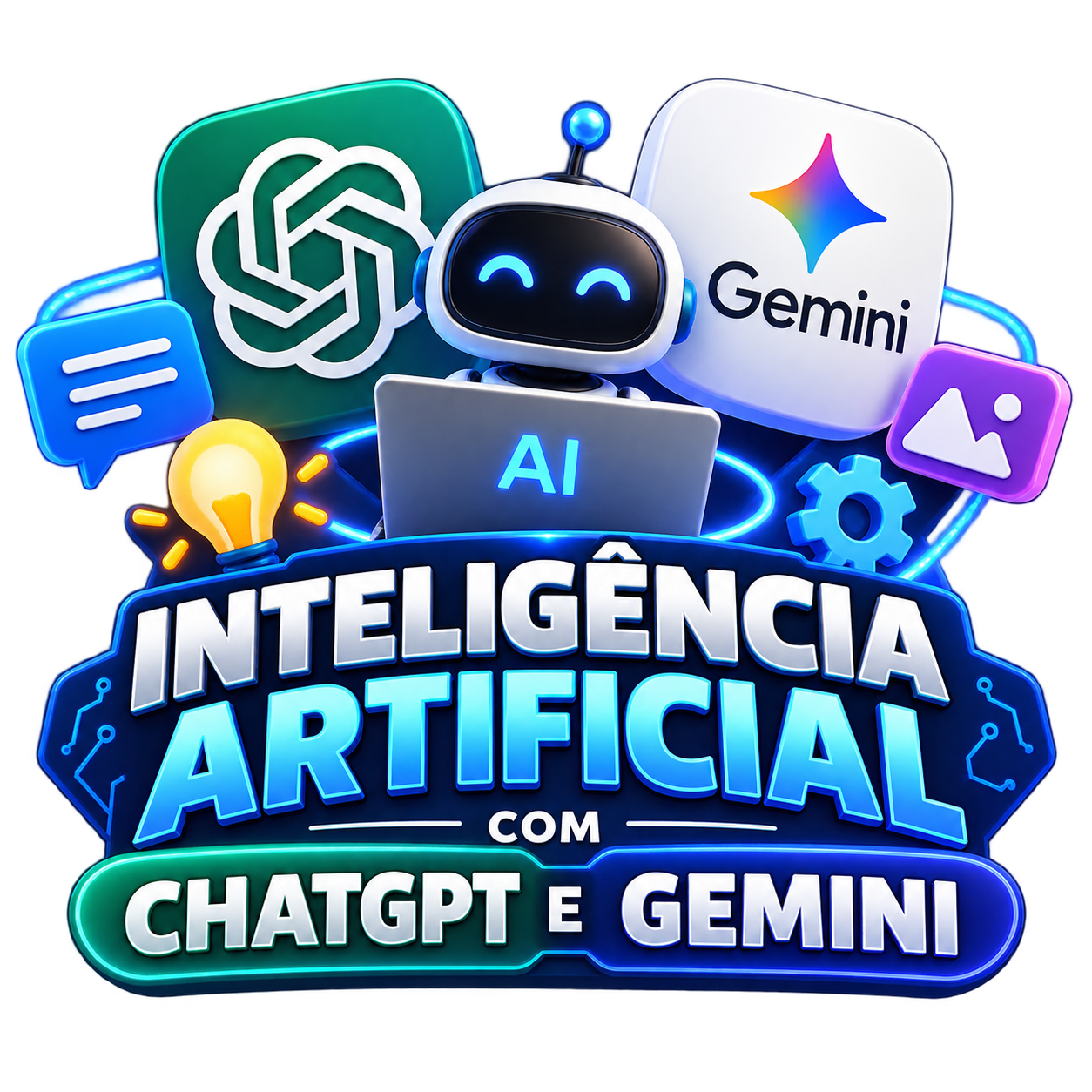 Inteligência Artificial com ChatGPT e Gemini